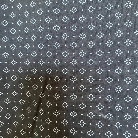 Level Ten Men's Navy Blue Geometric Short Sleeve Button Up Cotton Shirt Large - Picture 8 of 8